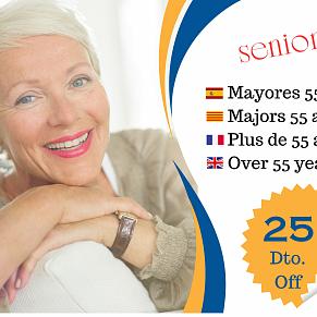 Oferta especial majors de 55 anys